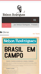 Mobile Screenshot of nelsonrodrigues.com.br